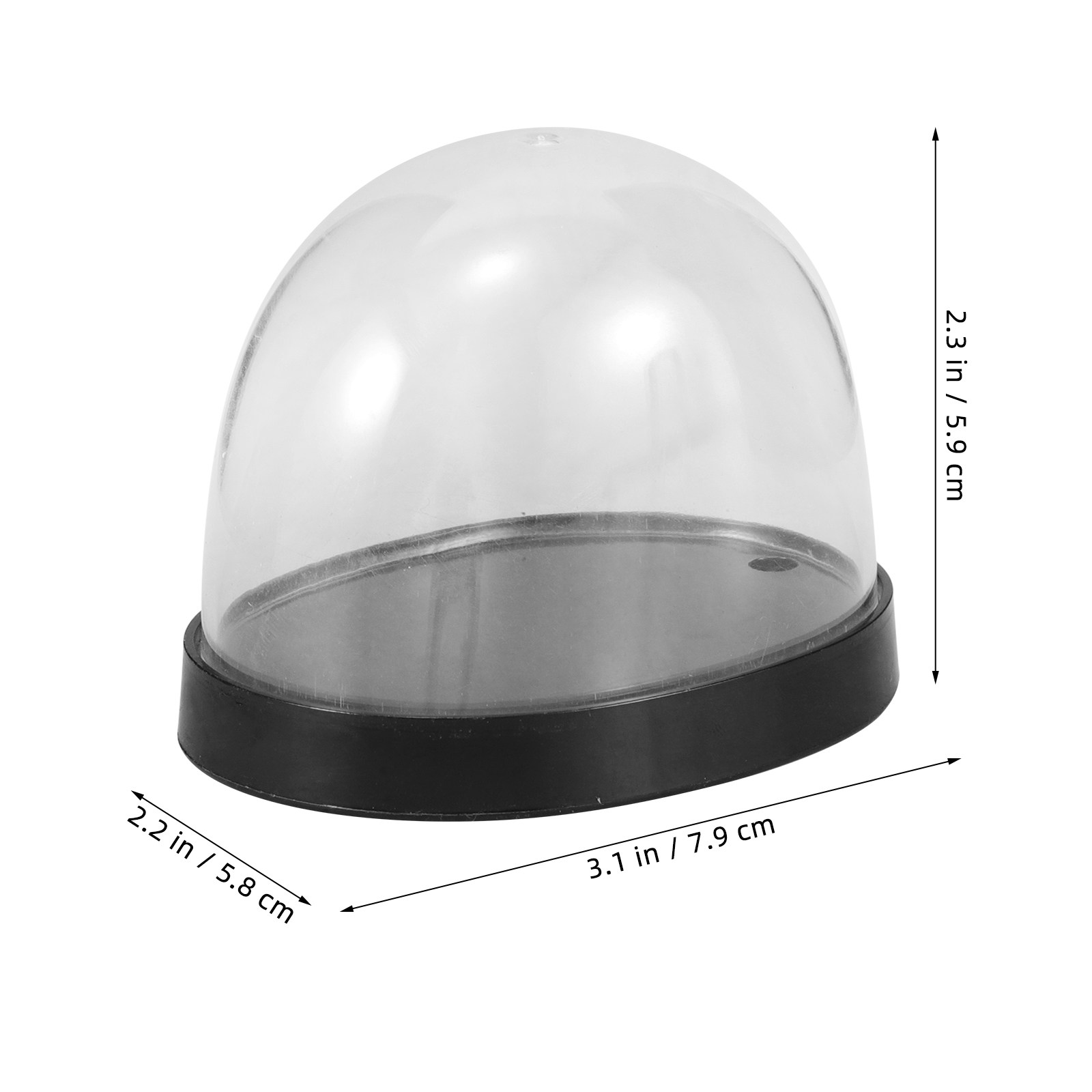 5 Sets Hochtransparente Kunsts – Plastic Dome Clear Bewertung und Preis