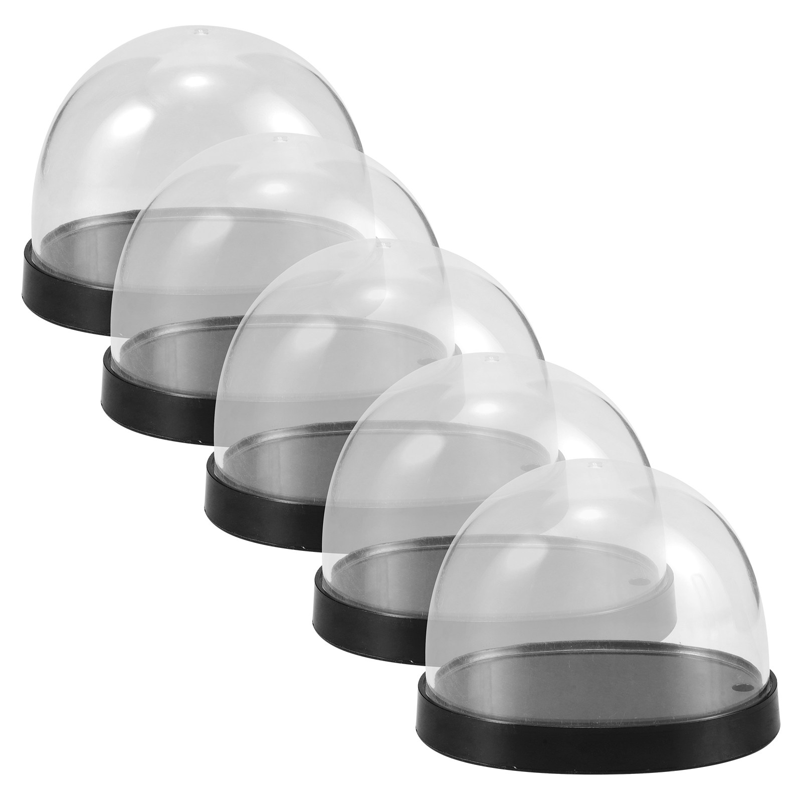 5 Sets Hochtransparente Kunsts – Plastic Dome Clear Bewertung und Preis